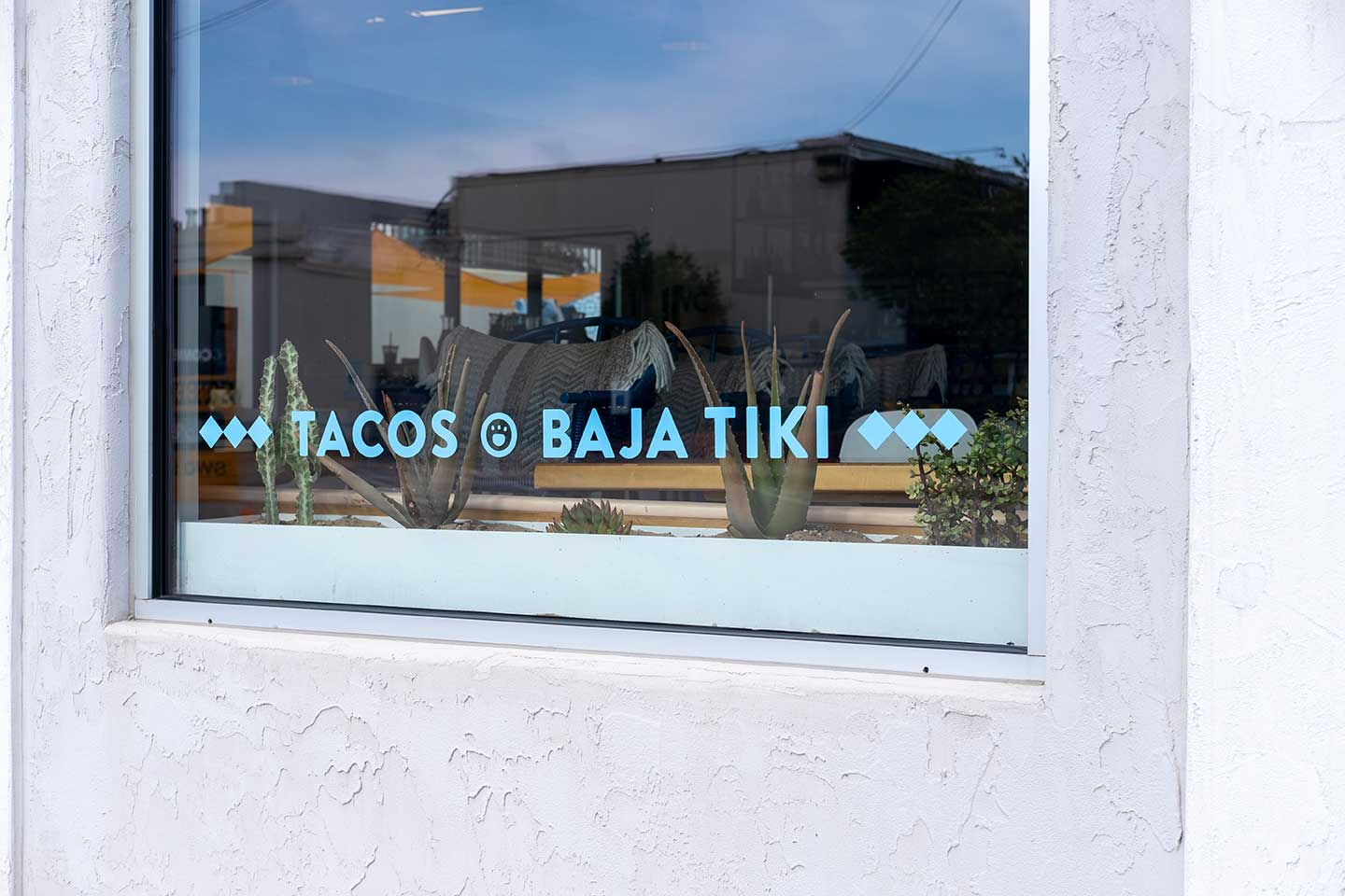 Tacos and Baja Tiki Window at OSO Paseo in the Oklahoma Historic Paseo District.