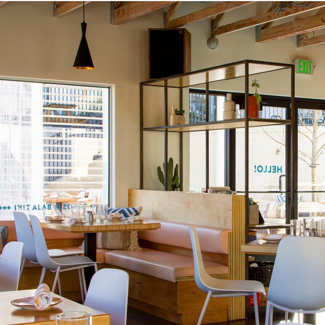 Dining Room at OSO Paseo in the Oklahoma Historic Paseo District.